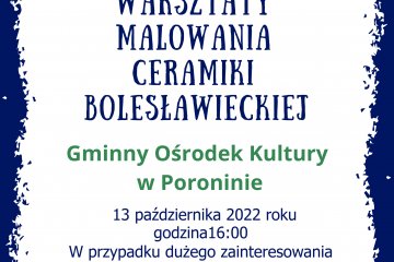 obrazek Bolesławiecka ceramika - warsztaty