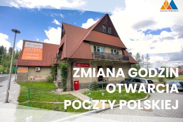 obrazek Zmiana godzin otwarcia Poczty Polskiej w Poroninie