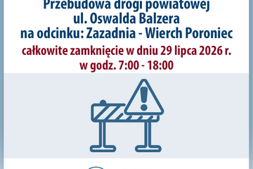 obrazek Zamknięcie dla ruchu ul. Oswalda Balzera