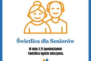 obrazek 2 listopada Świetlica dla Seniorów nieczynna 